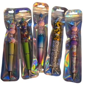 HOMEMADE BEAUTIFUL SPRING PEN BUNDLE 5 PENS 🌸🌸🌸🌸🌸